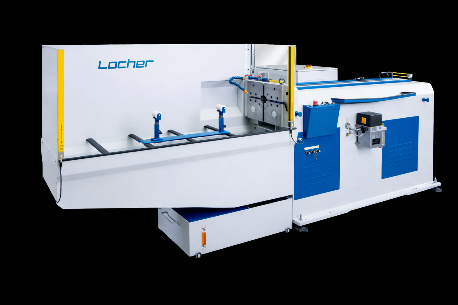 Locher Räummaschine Horizontal